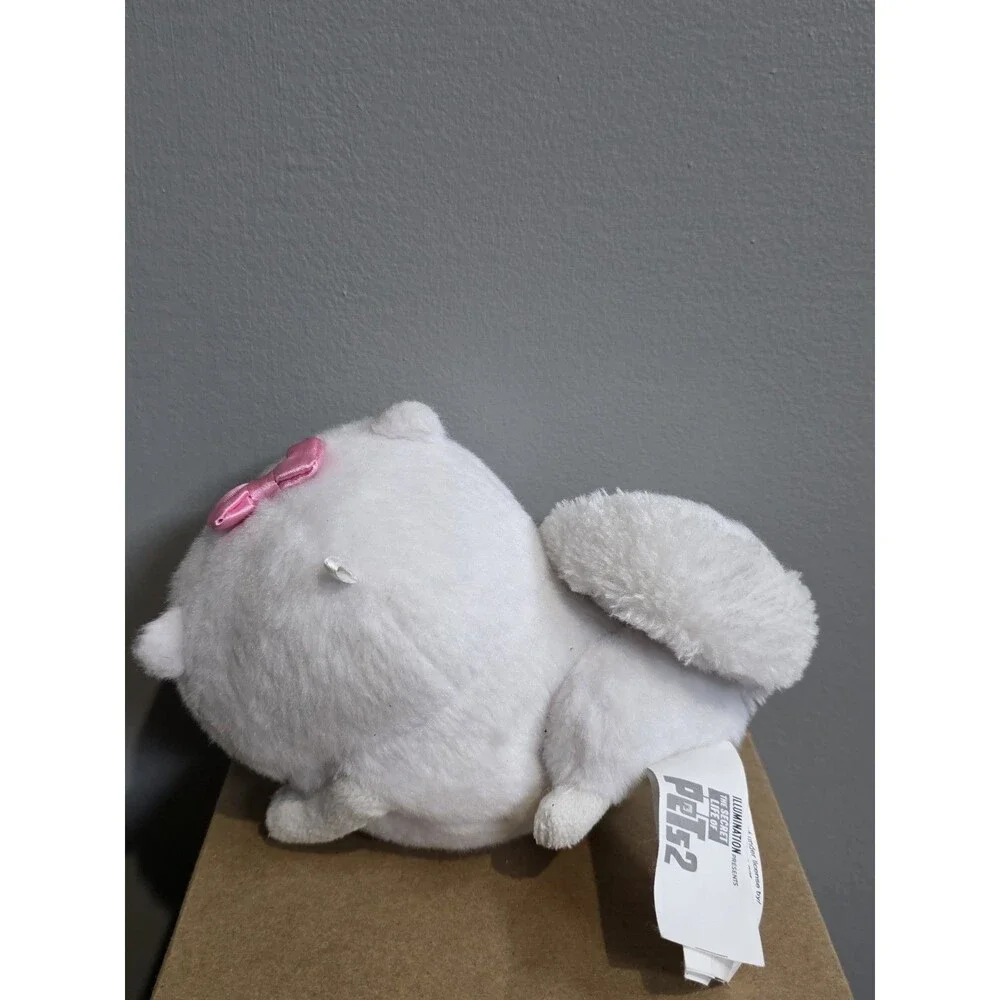 Secret Life of Pets 2 Chat & Hang Gidget Clip Plush White Dog Stuffed Animal